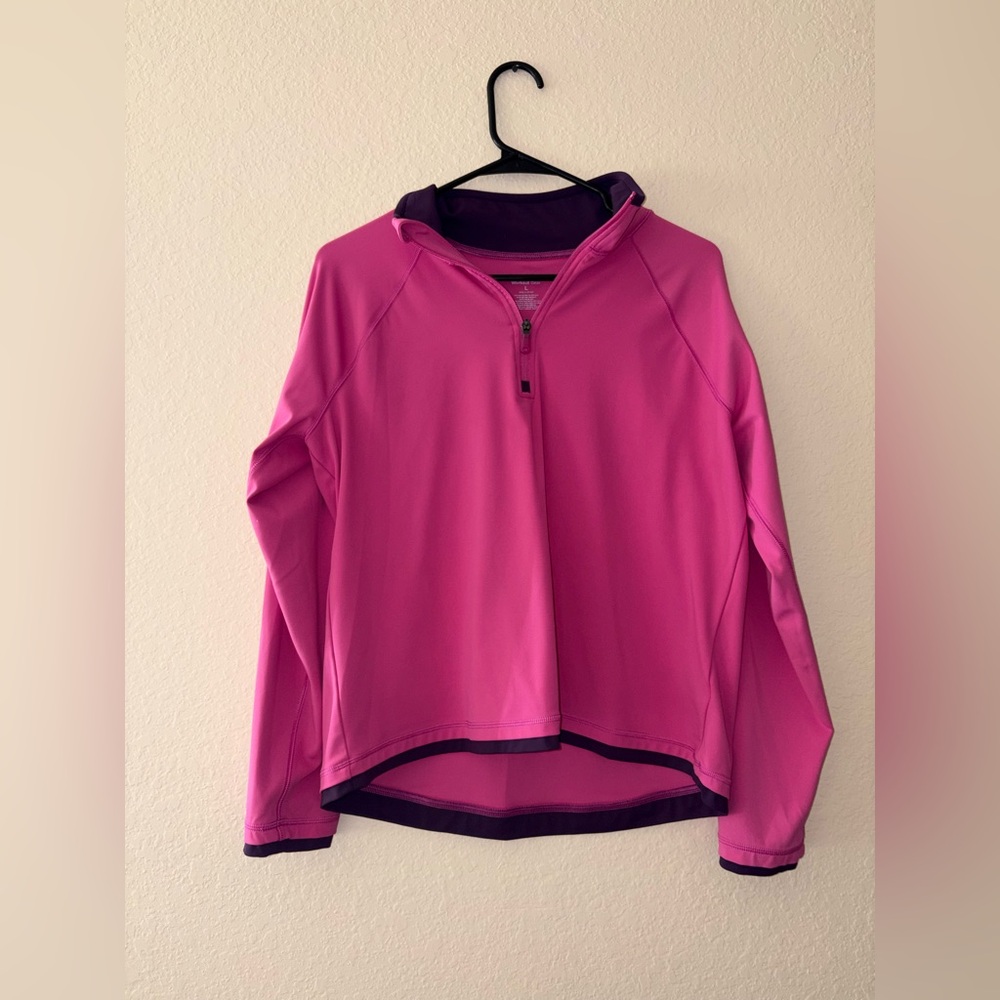 Tek Gear Women's Fuchsia Quarter-Zip Hoodie